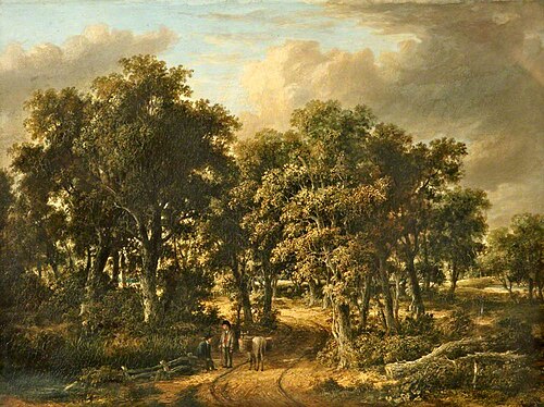 A Wooded Landscape, 1828, James Stark