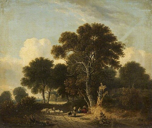 Landscape with Sheep, , James Stark