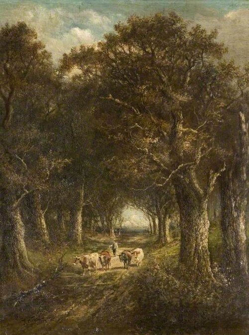Cattle in the Woods, , James Stark