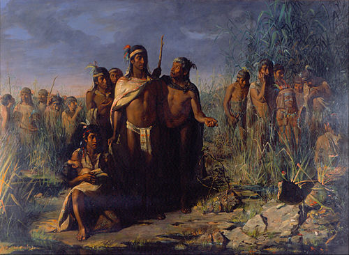 The Founding of Mexico City, 1889, José Jara