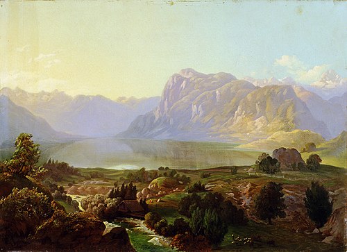 Bohinjsko jezero, 1862, Anton Karinger