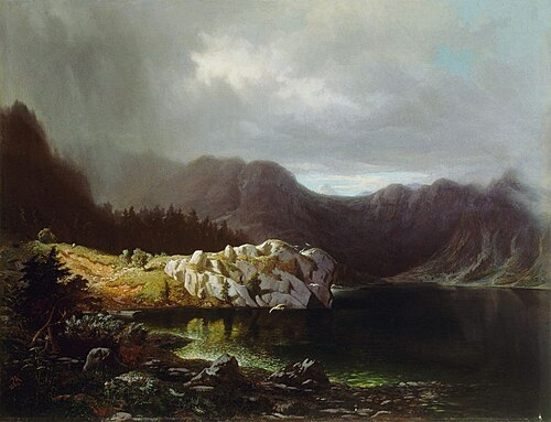 Gorsko jezero (Belopeško jezero, Klanško jezero), 1864, Anton Karinger