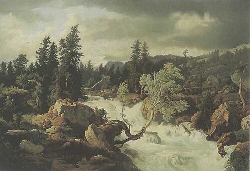 Gorski hudournik, 1862, Anton Karinger