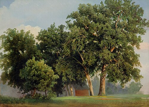 Hrasti v Mestnem logu, 1869, Anton Karinger