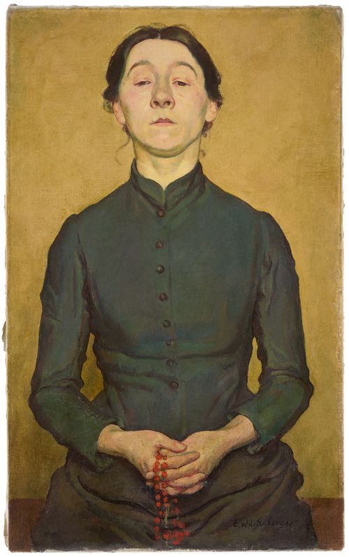 Praying woman, 1919, Ernst Würtenberger