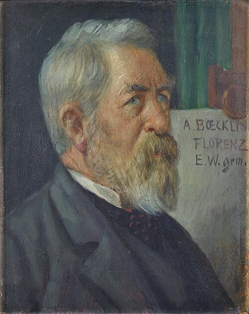Bildnis Arnold Böcklin, 1894, Ernst Würtenberger