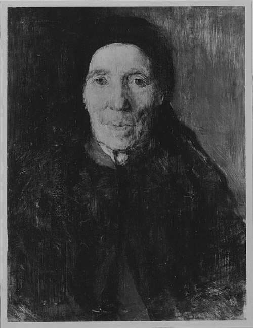 Alte Bäuerin, 1880, Ernst Karl Georg Zimmermann