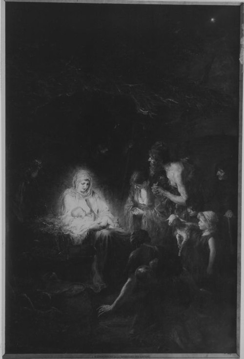 Anbetung der Hirten, 1883, Ernst Karl Georg Zimmermann