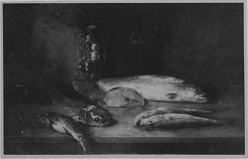 Fischstillleben, 1888, Ernst Karl Georg Zimmermann