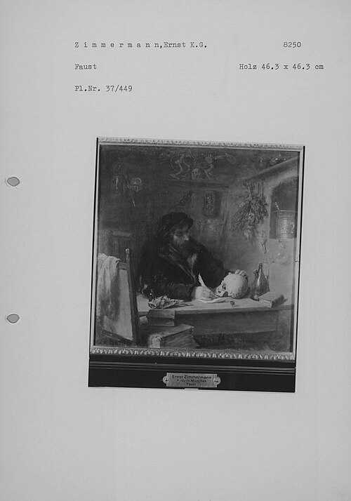 Faust, 1872, Ernst Karl Georg Zimmermann