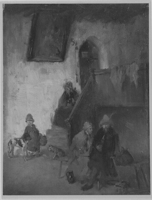 Kompositionsstudie, 1875, Ernst Karl Georg Zimmermann