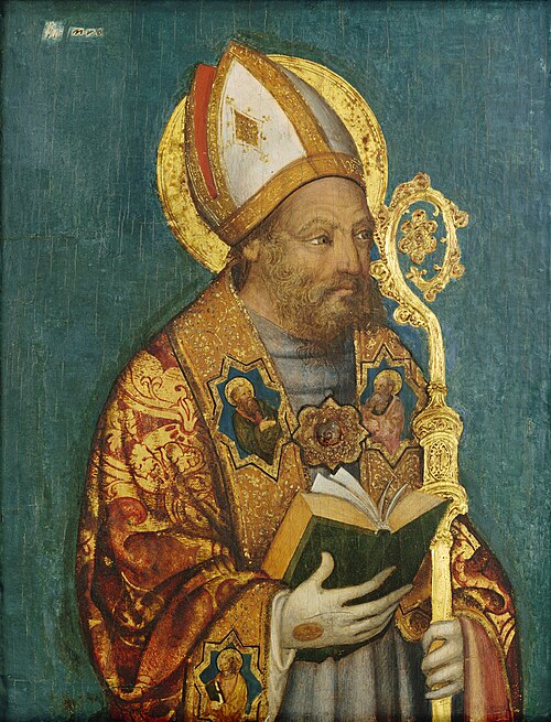 A Bishop Saint, 1436, Michele Giambono
