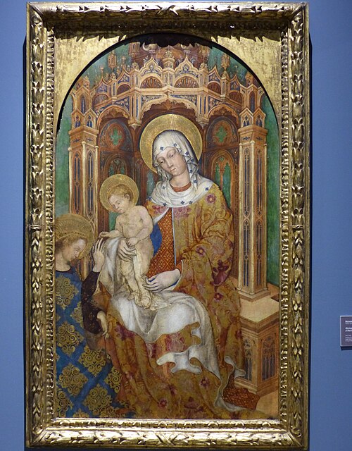 Mariage mystique de sainte Catherine d'Alexandrie, 1430, Michele Giambono