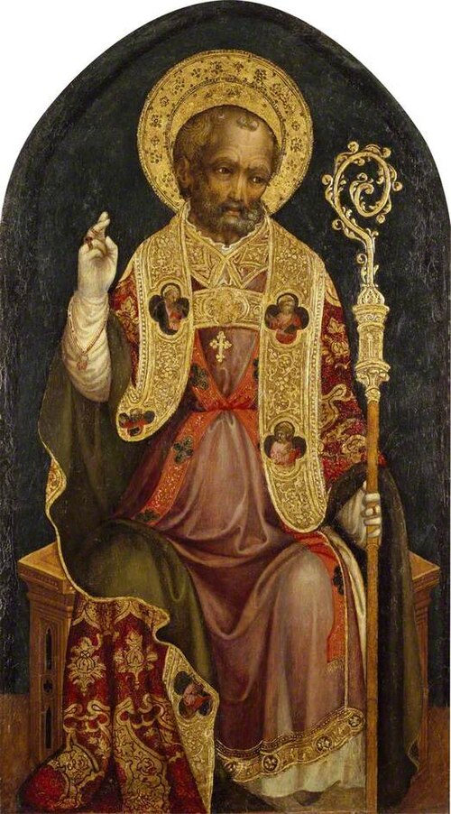 A Bishop Saint, 1440, Michele Giambono