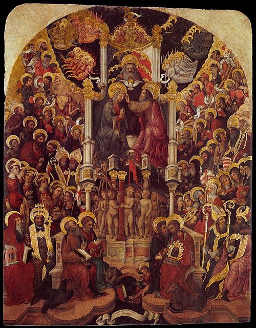 Coronation of the Virgin, 1448, Michele Giambono