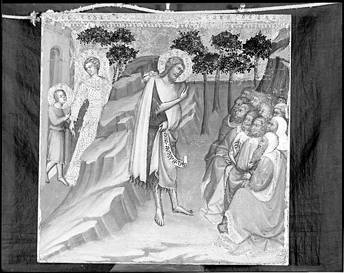 Saint John Preaching, , Paolo di Giovanni Fei