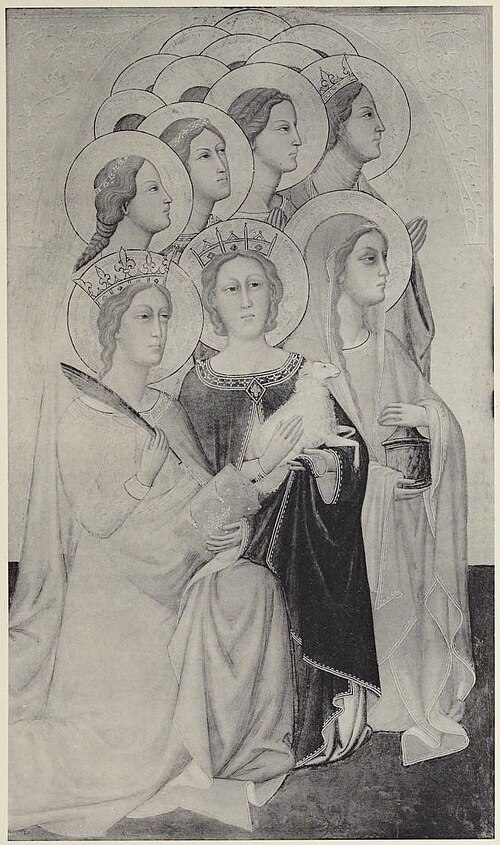 Group of Female Saints, 1650, Paolo di Giovanni Fei