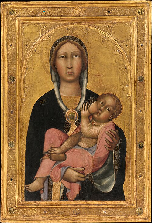 Vierge à l'Enfant, 1370, Paolo di Giovanni Fei