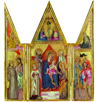 Triptych, 1390, Paolo di Giovanni Fei