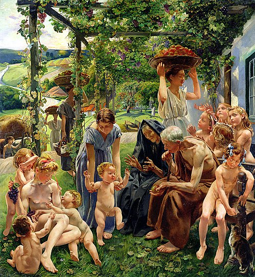 L'Âge d'or : Le Soir, 1901, Léon Frédéric