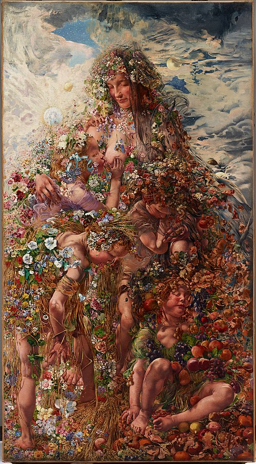 Nature ou Abondance, 1897, Léon Frédéric