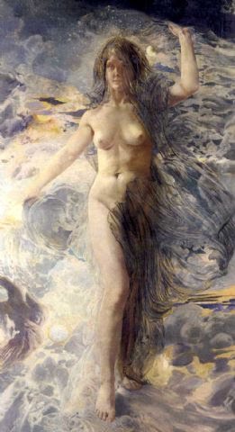 L'Aube arrachant les Ténèbres, 1900, Léon Frédéric