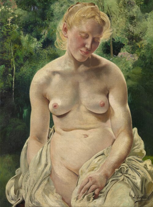 Timidity, 1896, Léon Frédéric