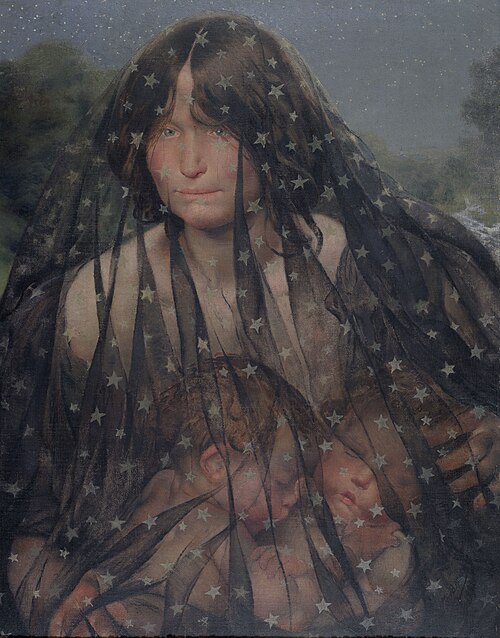 Allégorie de la Nuit, 1891, Léon Frédéric