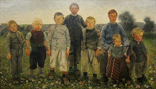 Les garçons, 1885, Léon Frédéric