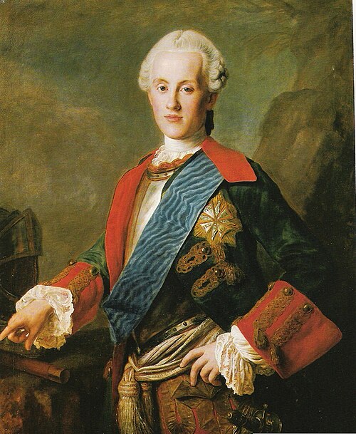 Porträt des Karl von Sachsen (1733–1796), 1755, Pietro Rotari