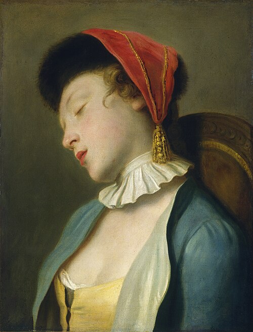 A Sleeping Girl, 1760, Pietro Rotari