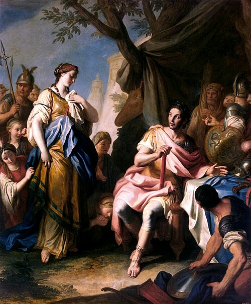 Alexander the Great and Roxana, 1756, Pietro Rotari