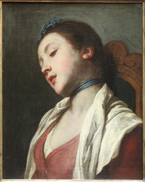 Slumbering girl, 1734, Pietro Rotari