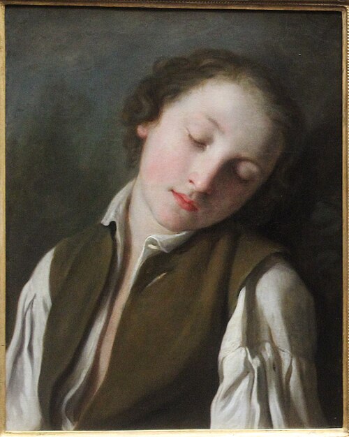 Sleeping boy, 1734, Pietro Rotari