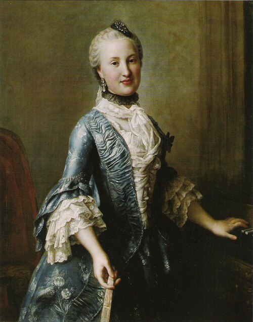 Princess Elisabeth of Saxe, 1755, Pietro Rotari