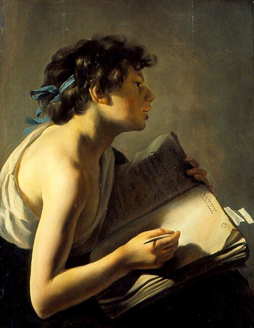 The Young Poet, , Johannes Moreelse
