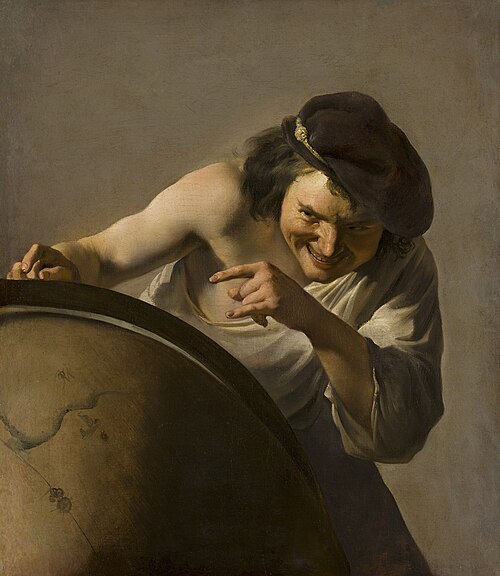 Democritus, the Laughing Philosopher, 1630, Johannes Moreelse
