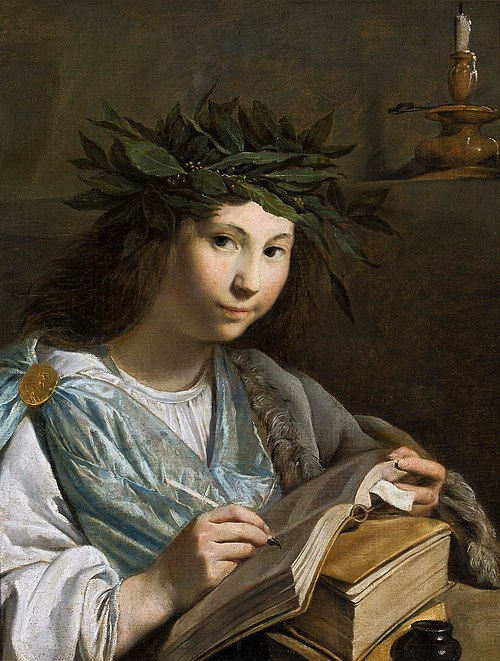 Clio - la muse de l'histoire., 1625, Johannes Moreelse