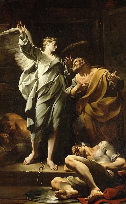 Die Befreiung Petri, 1736, Giovanni Domenico Ferretti