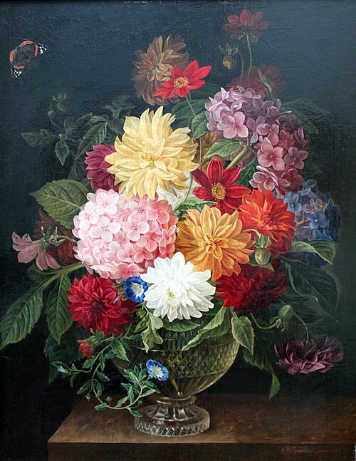Floral Still Life, 1823, Gottfried Wilhelm Völcker