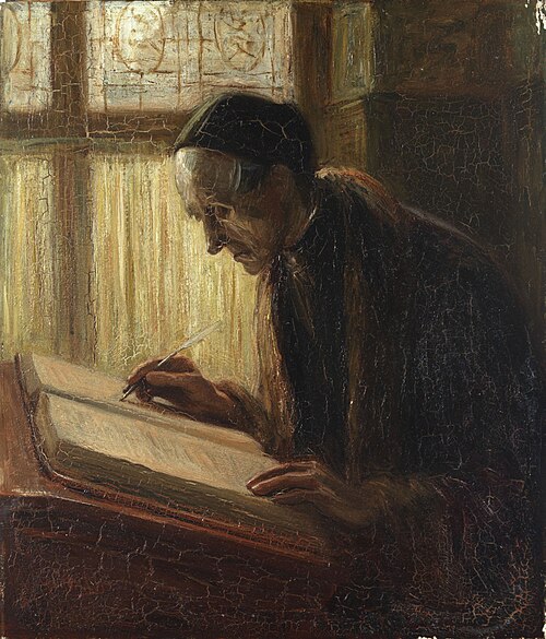 The writer, 1882, Gerke Henkes
