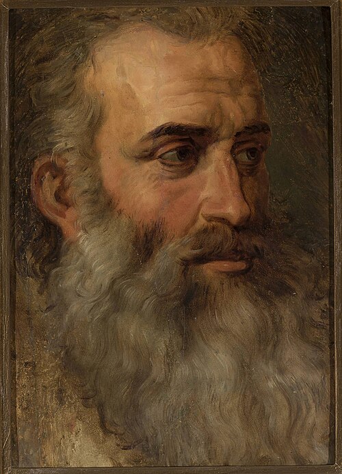 Portrait of an old man, 1857, Wojciech Gerson
