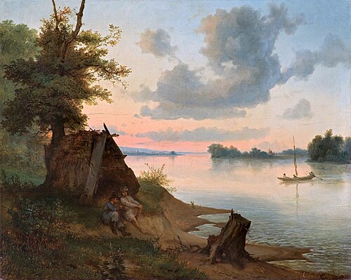 Pejzaż, 1853, Wojciech Gerson
