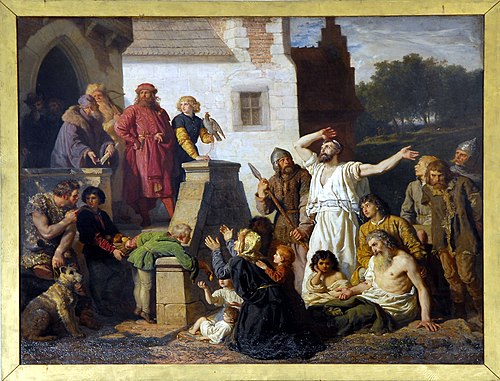 Reception of the Jews, 1874, Wojciech Gerson