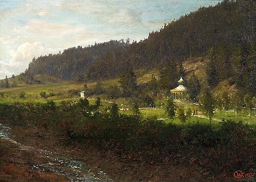 Submontane landscape, 1882, Wojciech Gerson