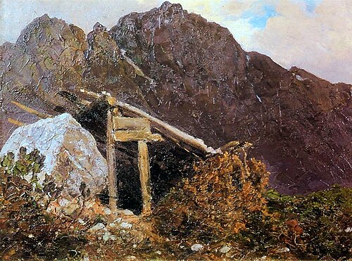 Landscape from the Tatras., 1890, Wojciech Gerson