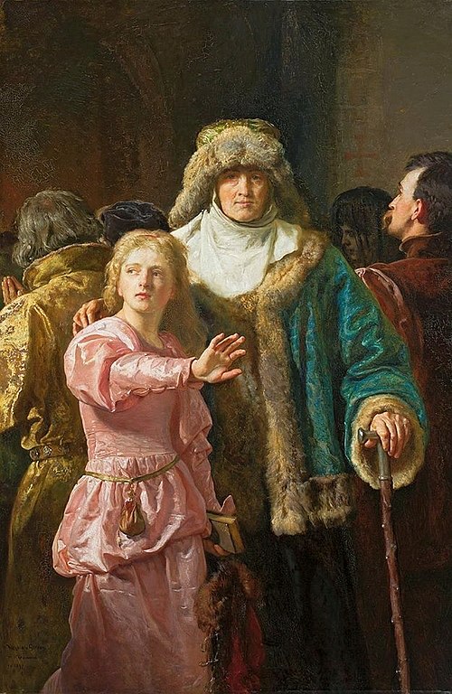 Granny's coming!, 1897, Wojciech Gerson