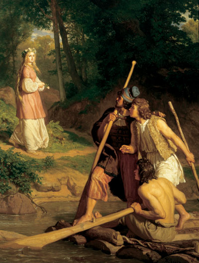 Enchantment - Raftsmen., 1856, Wojciech Gerson