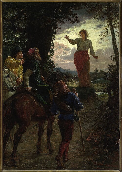 Veit Stoss on his way to Nuremberg., 1882, Wojciech Gerson