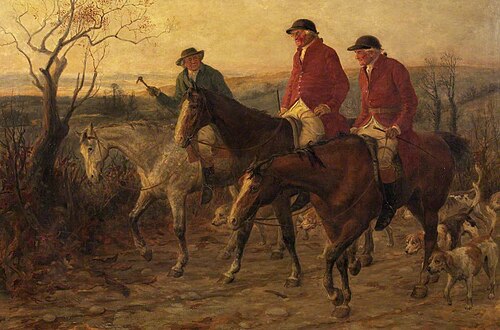 Three Jolly Huntsmen, 1878, Randolph Caldecott